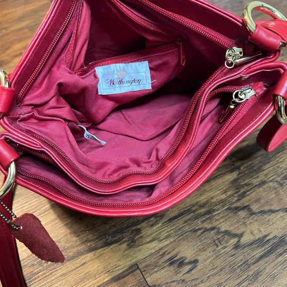 Red medium shoulder bag - Picture 7 of 9